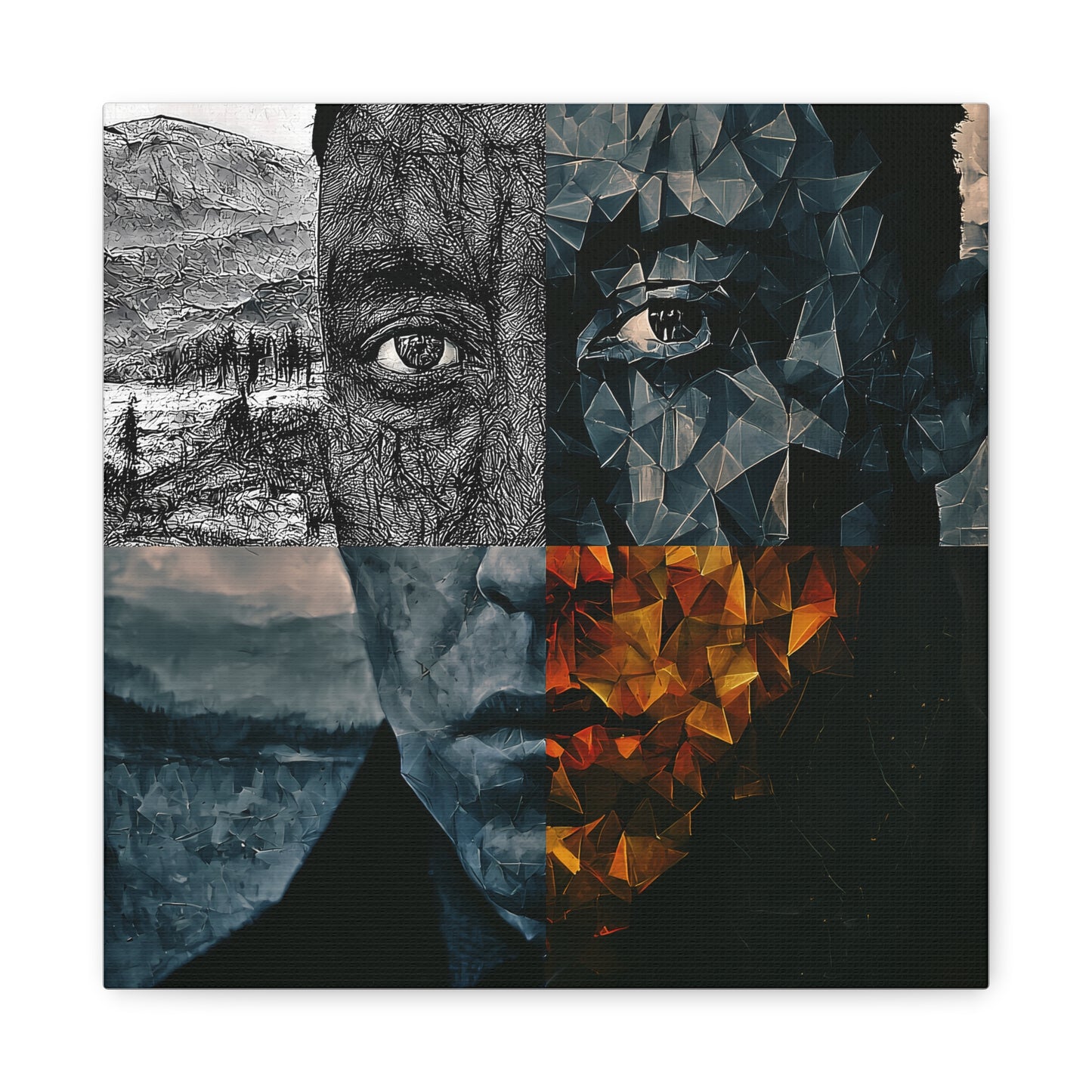 Split Horizons of the Self