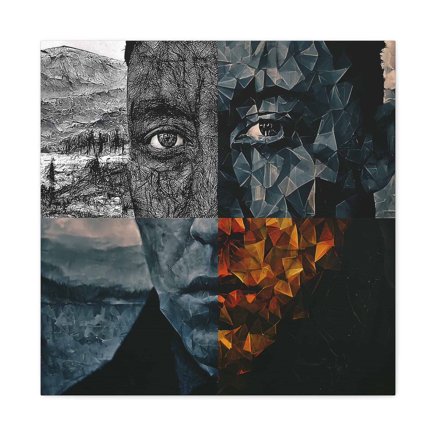 Split Horizons of the Self